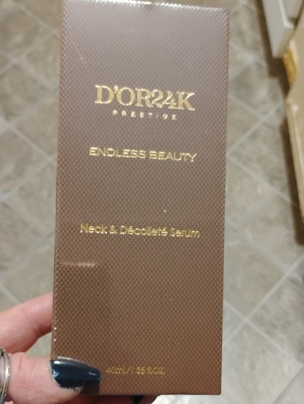 Prestige D'or24k Endless Beauty Neck & Décolleté Serum — Nib